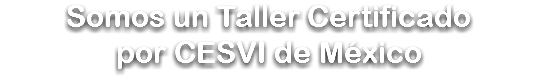 Somos un Taller Certificado
por CESVI de México